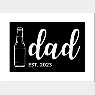 Dad With Beer Bottle Posters and Art